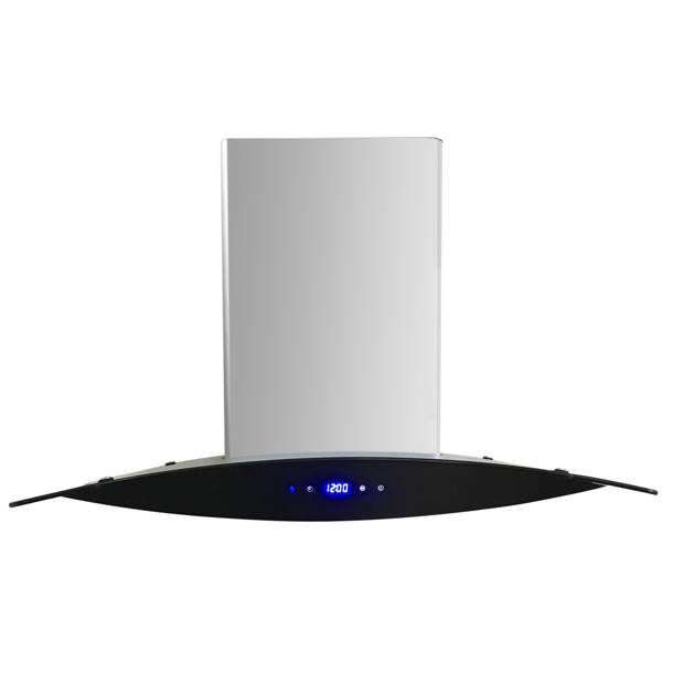 Winflo Wall Mount Range Hood Chimney Extension & Reviews Wayfair